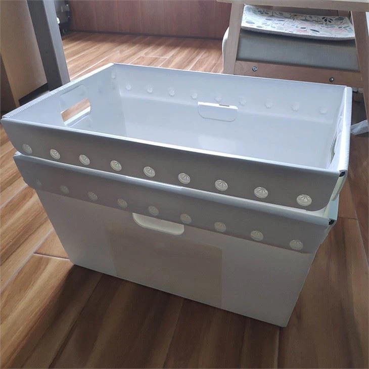 Customized corrugated plastic mail totes(001)