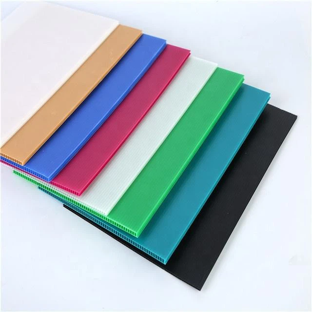 Corrugated Polypropylene Sheets White Corona Treatment